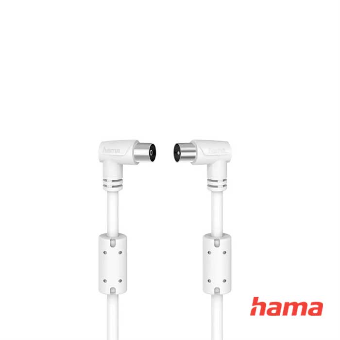 Hama anténny kábel 90 dB 1,5 m kolmé konektory