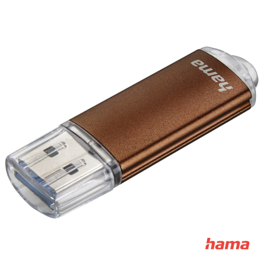 Hama FleshPen Laeta USB 3.0, 128 GB, 90 MB/s, hnedý