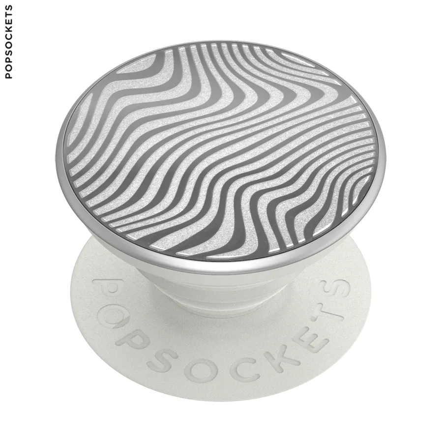 PopSockets PopGrip Gen.2, Laser Cut Metal Terrain Wave, zvlnené vlny vyrezané laserom, kovový