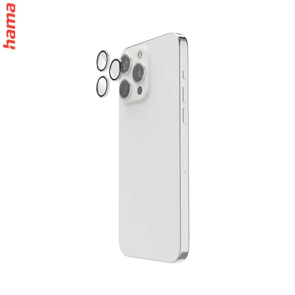 Hama Cam Protect, ochrana fotoaparátu pre iPhone 13 Pro/13 Pro Max, 3 individuálne sklá