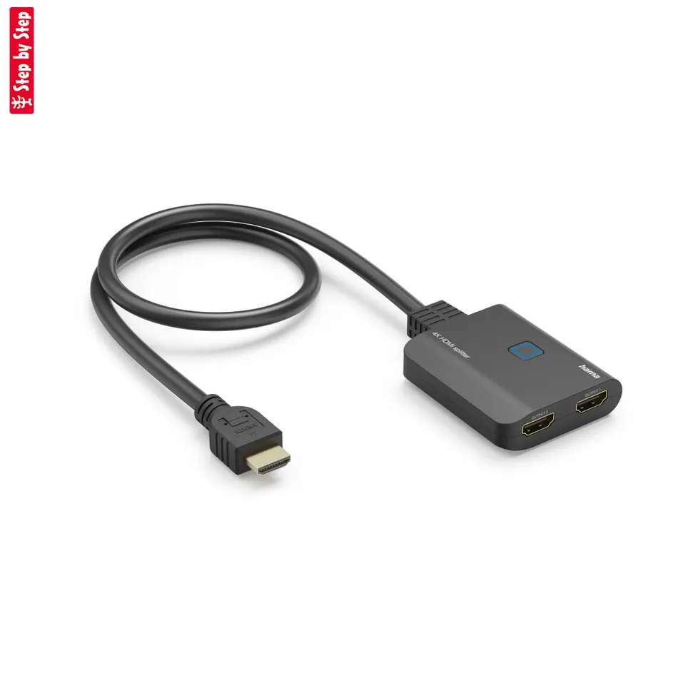 Hama HDMI 4K rozbočovač, 1 vstup, 2 výstupy