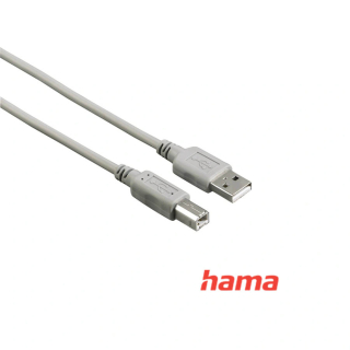 Hama USB 2.0 kábel typ A-B 1,5 m