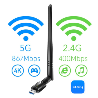 Cudy AC1300 Wi-Fi USB 3.0 karta s ext. anténou