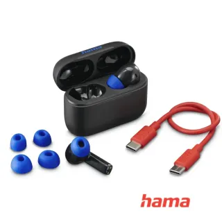 Hama Bluetooth slúchadlá Passion Clear II, štuple, ANC, aplikácia, čierne