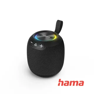 Hama Bomb 3.0 Bluetooth reproduktor 16 W, vode odolný IPX7, LED podsvietenie, čierny