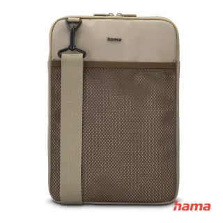 Hama To Go obal na notebook/tablet do 12,1" s popruhom, bežovo-hnedý