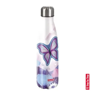 Izolovaná fľaška na nápoj z nerezovej ocele 0,5 l, Butterfly Maja