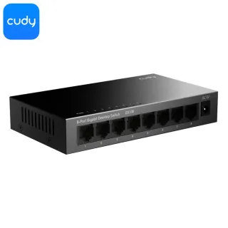 Cudy switch 8-portový Gigabit, kovový (GS108)