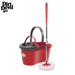 Dirt Devil set podlahový mop a vedro, rotačné žmýkanie, 16 l, teleskopický, plast/nerez