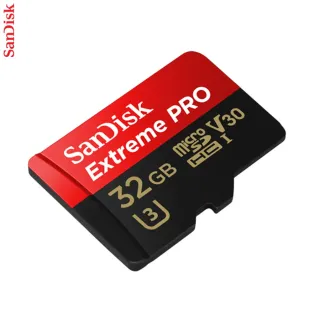 SanDisk Extreme Pro microSDHC 32 GB 100 MB/s A1 Class 10 UHS-I V30, adaptér