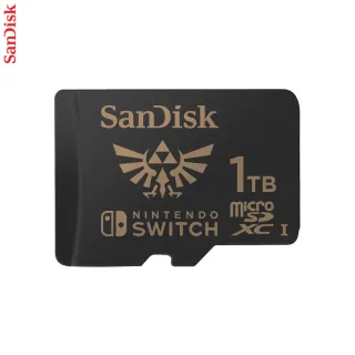 SanDisk Nintendo Switch micro SDXC, Zelda Edition 1 TB 100 MB/s A1 C10 V30 UHS-1 U4