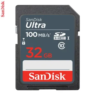 SanDisk Ultra 32 GB SDHC Memory Card 100 MB/s