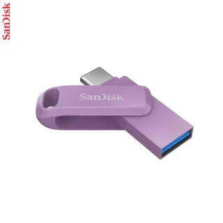 SanDisk Ultra Dual Drive Go USB Type-C, 150 MB/s 64 GB, levanduľová