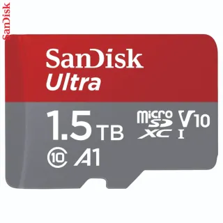 SanDisk Ultra microSDXC 1,5 TB + SD Adapter 150 MB/s A1 Class 10 UHS-I