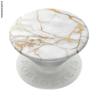 PopSockets PopGrip Gen.2, Gold Lutz Marble, bielo-zlatý mramor