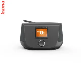 Hama digitálne a internetové rádio DIR3300SBT, FM/DAB/DAB+/Bluetooth, čierne, ovládanie App