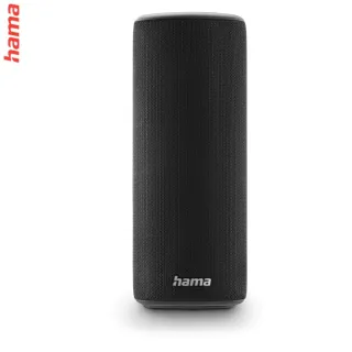 Hama Pipe 3.0, Bluetooth reproduktor, vode odolný podľa IPX5, 24 W, 10 svetelných režimov, čierny