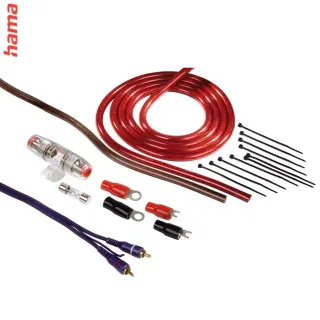 Hama auto HiFi káblový set, 6 mm, 20 A