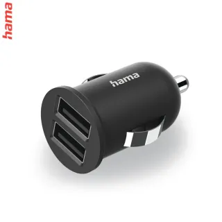 Hama USB nabíjačka do vozidla, 2x USB-A, 2,4 A (12 W)