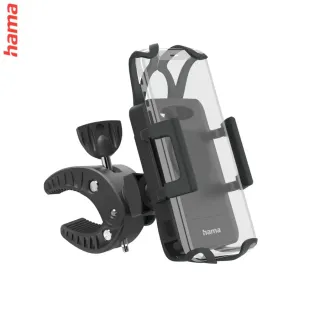 Hama Strong, univerzálny držiak na mobil so šírkou 5-9 cm, na riadidlá bicykla, otočný o 360°