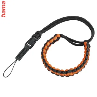 Hama Braid 20, pútko na fotoaparát, dĺžka 20 cm, čierne/oranžové