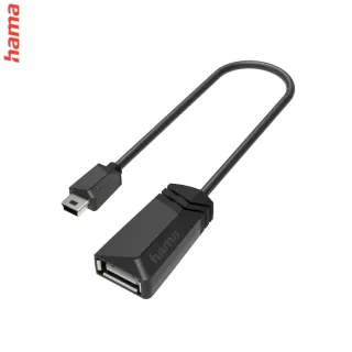 Hama redukcia mini USB na USB-A (OTG), 15 cm