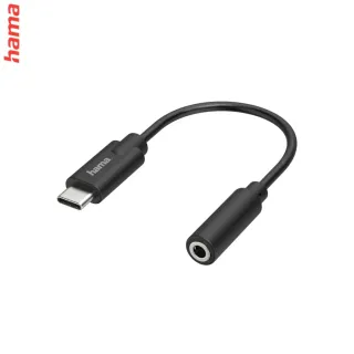 Hama audio adaptér USB-C na jack 3,5 mm, aktívny