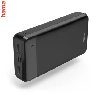 Hama Eco Power 20, powerbanka, 20000 mAh, 2 A, 2 výstupy: 2x USB-A