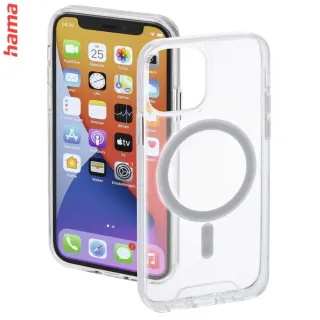 Hama MagCase Safety, kryt pre Apple iPhone 12/ 12 Pro, priehľadný