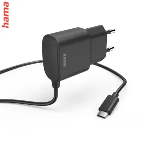 Hama sieťová nabíjačka s káblom, USB-C, 2,4 A, 1 m