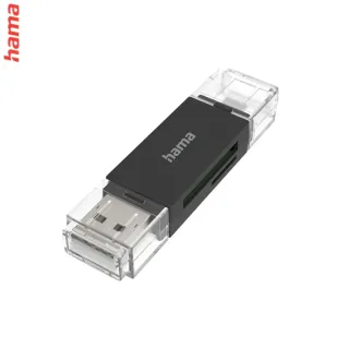 Hama čítačka kariet OTG, USB-A, micro USB, USB 2.0