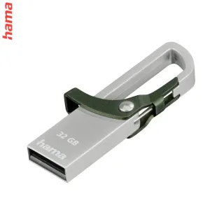 Hama flashPen "Hook-Style" 32 GB 15 MB/s, zelený