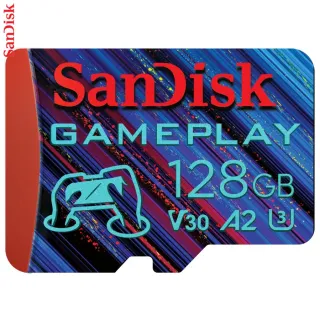 SanDisk GamePlay microSDXC UHS-I Card, 128 GB Gaming microSDXC, 190 MB/s, 130 MB