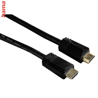 Hama HDMI kábel vidlica - vidlica, pozlátený, 3*, 10 m