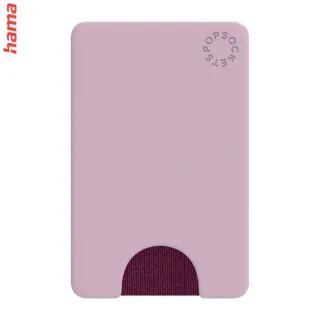 PopSockets PopWallet Blush Pink, puzdro na mobil na karty/vizitky a pod., ružové