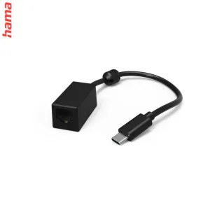 Hama sieťový adaptér USB-C 3.1 na RJ45 Gigabit Ethernet